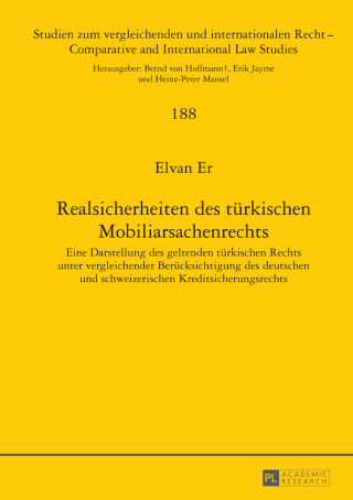 Titelbild: Realsicherheiten des tuerkischen Mobiliarsachenrechts 1st edition 9783631629888