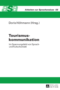 Imagen de portada: Tourismuskommunikation 1st edition 9783631629345