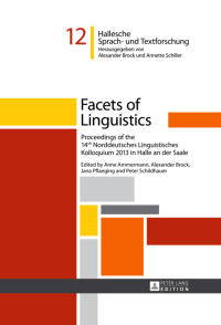 Imagen de portada: Facets of Linguistics 1st edition 9783631629079