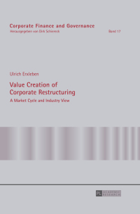 Cover image: Value Creation of Corporate Restructuring 1st edition 9783631630938