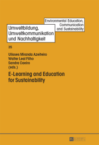 Titelbild: E-Learning and Education for Sustainability 1st edition 9783631626931