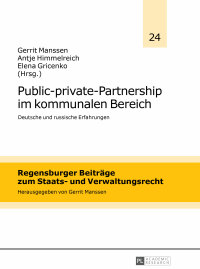 Cover image: Public-private-Partnership im kommunalen Bereich 1st edition 9783631626610