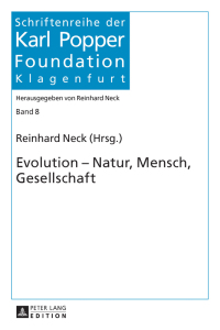 Cover image: Evolution – Natur, Mensch, Gesellschaft 1st edition 9783631610374