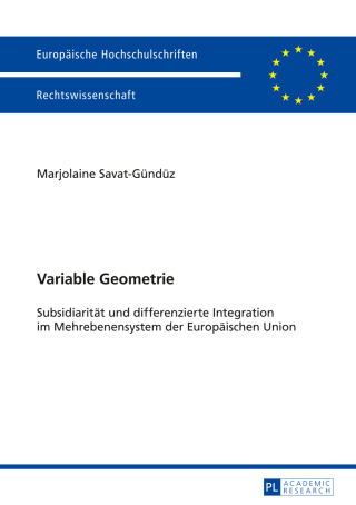 Immagine di copertina: Variable Geometrie 1st edition 9783631607978