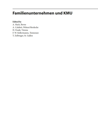 Imagen de portada: Innovations in Small and Medium-Sized Family Firms 9783658000622