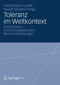 Cover image: Toleranz im Weltkontext 9783658001155