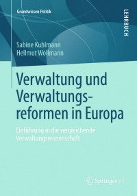 Cover image: Verwaltung und Verwaltungsreformen in Europa 9783658001728