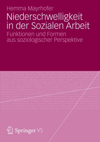 Cover image: Niederschwelligkeit in der Sozialen Arbeit 9783658001926