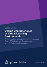 表紙画像: Design Characteristics of Virtual Learning Environments 9783658003913