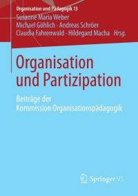 Immagine di copertina: Organisation und Partizipation 9783658004491