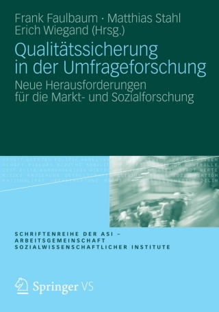 Cover image: Qualitätssicherung in der Umfrageforschung 9783658005146