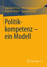 Cover image: Politikkompetenz – ein Modell 9783658007843