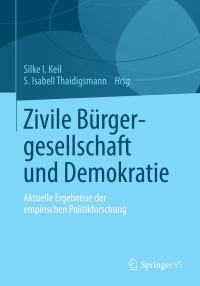 صورة الغلاف: Zivile Bürgergesellschaft und Demokratie 9783658008741