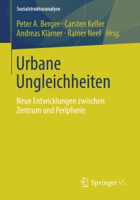 Imagen de portada: Urbane Ungleichheiten 9783658010133