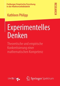 Cover image: Experimentelles Denken 9783658011192