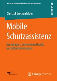Imagen de portada: Mobile Schutzassistenz 9783658011277