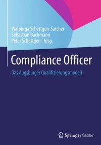 Imagen de portada: Compliance Officer 9783658012694