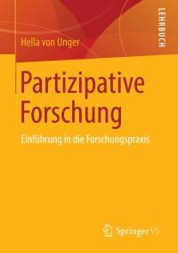 Cover image: Partizipative Forschung 9783658012892
