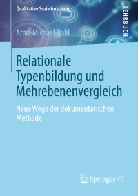 Imagen de portada: Relationale Typenbildung und Mehrebenenvergleich 9783658012915