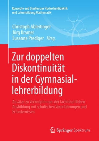 صورة الغلاف: Zur doppelten Diskontinuität in der Gymnasiallehrerbildung 9783658013592