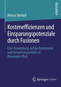 Cover image: Kosteneffizienzen und Einsparungspotenziale durch Fusionen 9783658015008