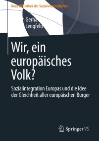 Imagen de portada: Wir, ein europäisches Volk? 9783658015299