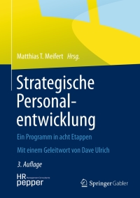 Cover image: Strategische Personalentwicklung 3rd edition 9783658015480