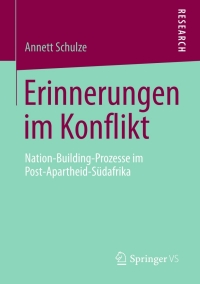 Imagen de portada: Erinnerungen im Konflikt 9783658015527