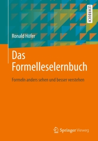 Cover image: Das Formelleselernbuch 9783658016074