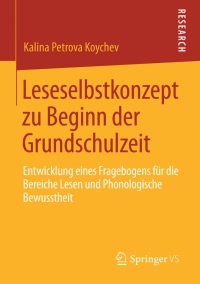 Cover image: Leseselbstkonzept zu Beginn der Grundschulzeit 9783658016098