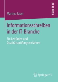 Cover image: Informationsschreiben in der IT-Branche 9783658016333