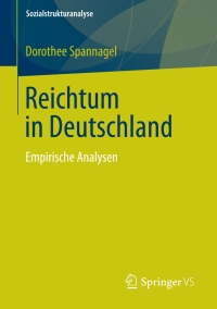 Imagen de portada: Reichtum in Deutschland 9783658017408