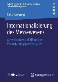 Immagine di copertina: Internationalisierung des Messewesens 9783658018122