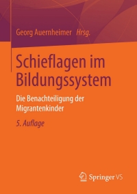 Cover image: Schieflagen im Bildungssystem 5th edition 9783658018276