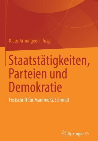 Imagen de portada: Staatstätigkeiten, Parteien und Demokratie 9783658018528