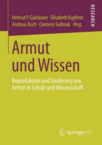 Cover image: Armut und Wissen 9783658018610