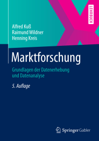 Imagen de portada: Marktforschung 5th edition 9783658018634