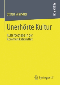 Cover image: Unerhörte Kultur 9783658018863