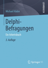 表紙画像: Delphi-Befragungen 3rd edition 9783658019273