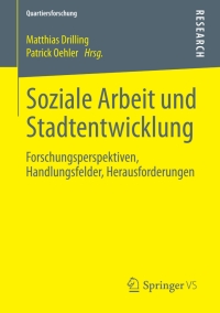 Titelbild: Soziale Arbeit und Stadtentwicklung 9783658019457