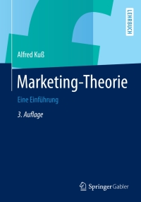 Cover image: Marketing-Theorie 3rd edition 9783658021337