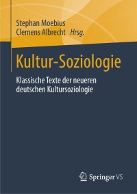 Cover image: Kultur-Soziologie 9783658022532