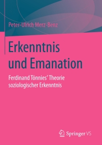 Cover image: Erkenntnis und Emanation 9783658022877