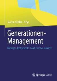 Cover image: Generationen-Management 9783658023249