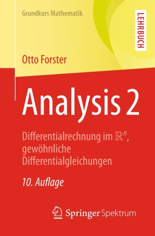 Imagen de portada: Analysis 2 10th edition 9783658023560