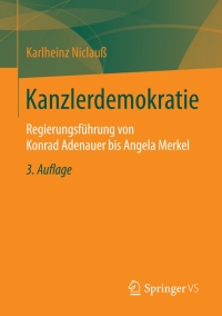 Immagine di copertina: Kanzlerdemokratie 3rd edition 9783658023973