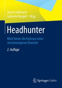 Cover image: Headhunter 2nd edition 9783658024550