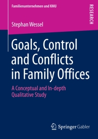 Cover image: Goals, Control and Conflicts in Family Offices 9783658024901