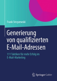 Cover image: Generierung von qualifizierten E-Mail-Adressen 9783658025564