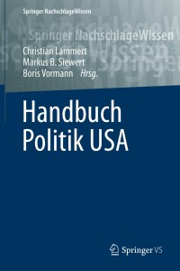 Titelbild: Handbuch Politik USA 9783658026417